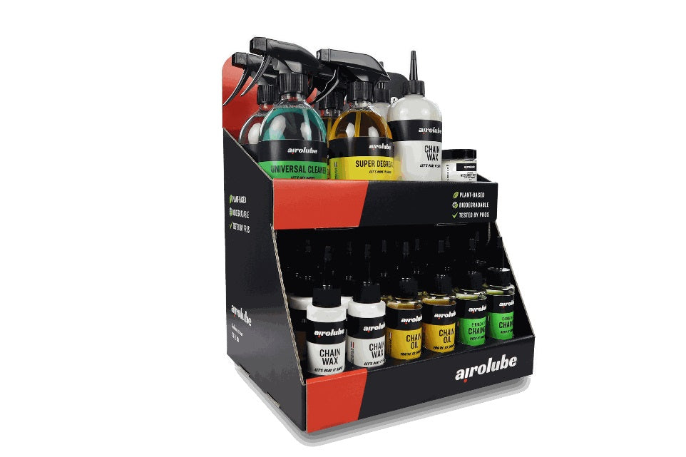 Airolube - Display toonbank gevuld