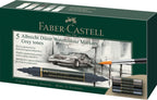 Faber castell fc-160306 wk25aquarel marker fc albrechtdürer 5 stuks grey tones