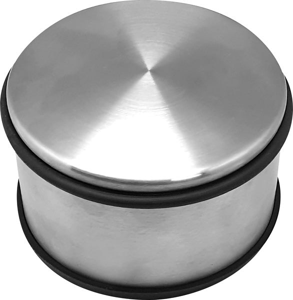 Kangaro k-11001 deurstopper metaal hoog chroom 1800 gram afmeting: 11x7 cm