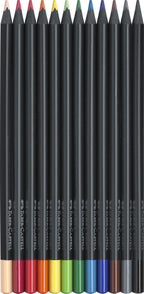 Faber Castell - Faber Castell fc-116412 kleurpotloden black edition in etui 12 stuks