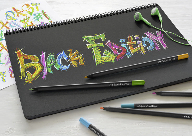 Faber Castell - Faber Castell fc-116412 kleurpotloden black edition in etui 12 stuks