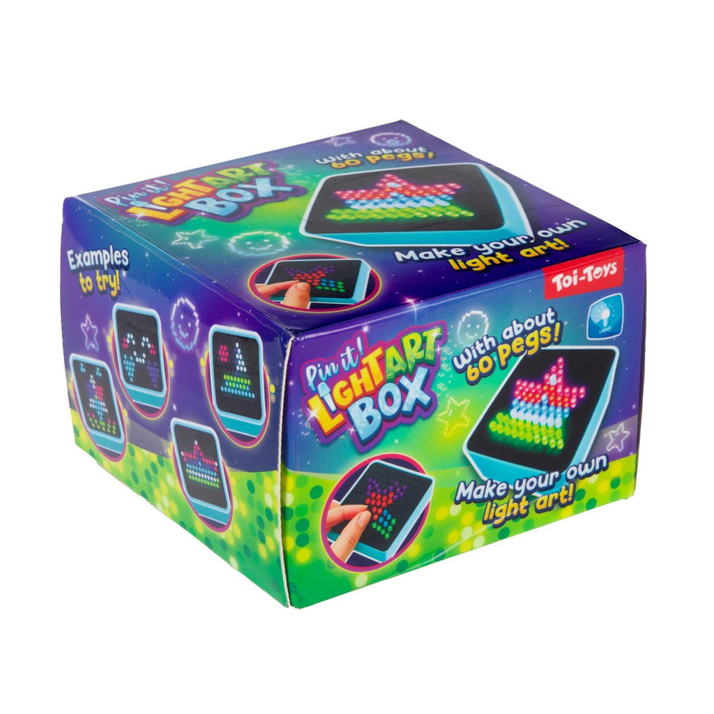 Toi-Toys - Toi-Toys Kunstkubus pin it met licht (diy)