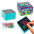 Toi-Toys - Toi-Toys Kunstkubus pin it met licht (diy)