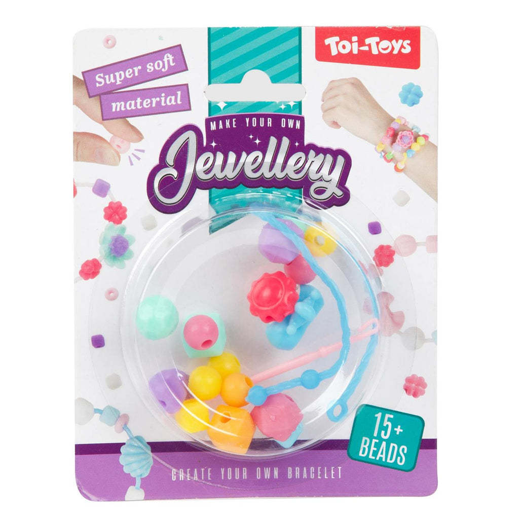 Toi-Toys - Toi-Toys Armband maken met zachte kralen 6ass