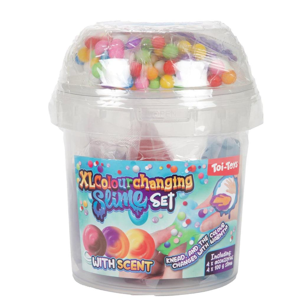 Toi-Toys - Toi-Toys slime slijmset xl met geur -color change- +acc 3ass