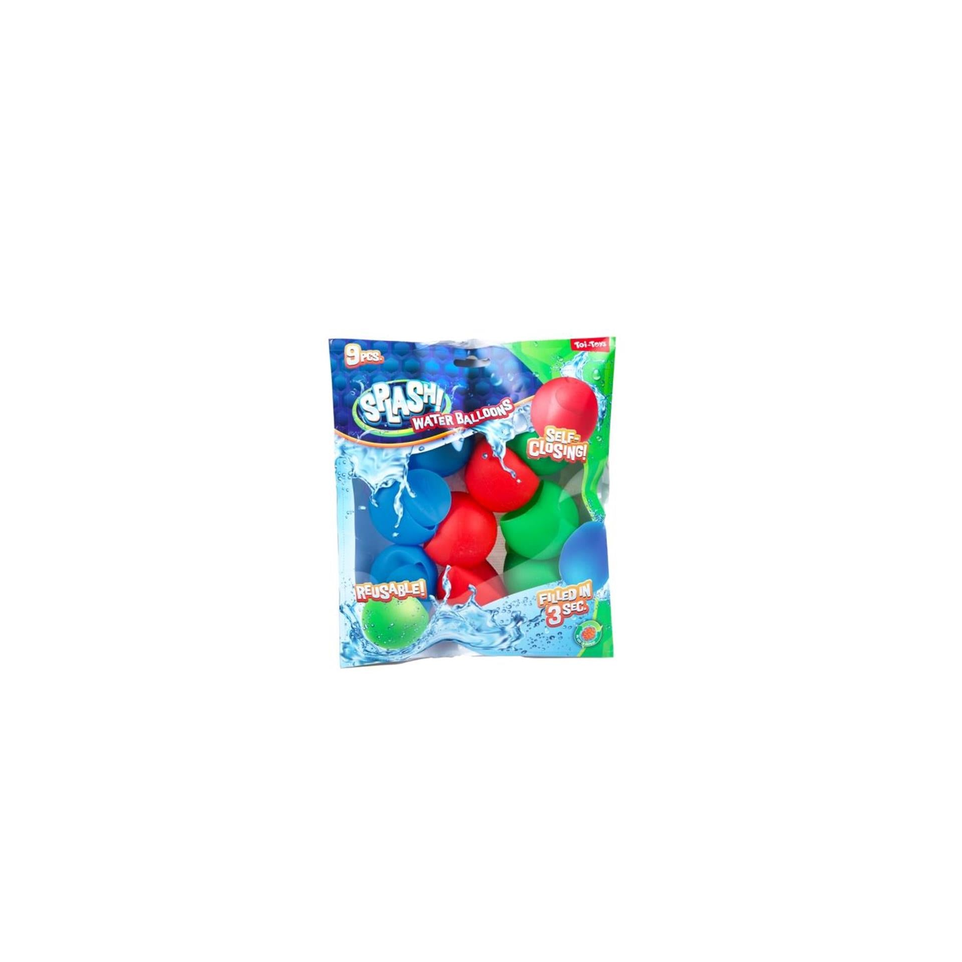 Toi-Toys - Toi-Toys Splash waterballon herbruikbaar en zelfsluitend - 9st