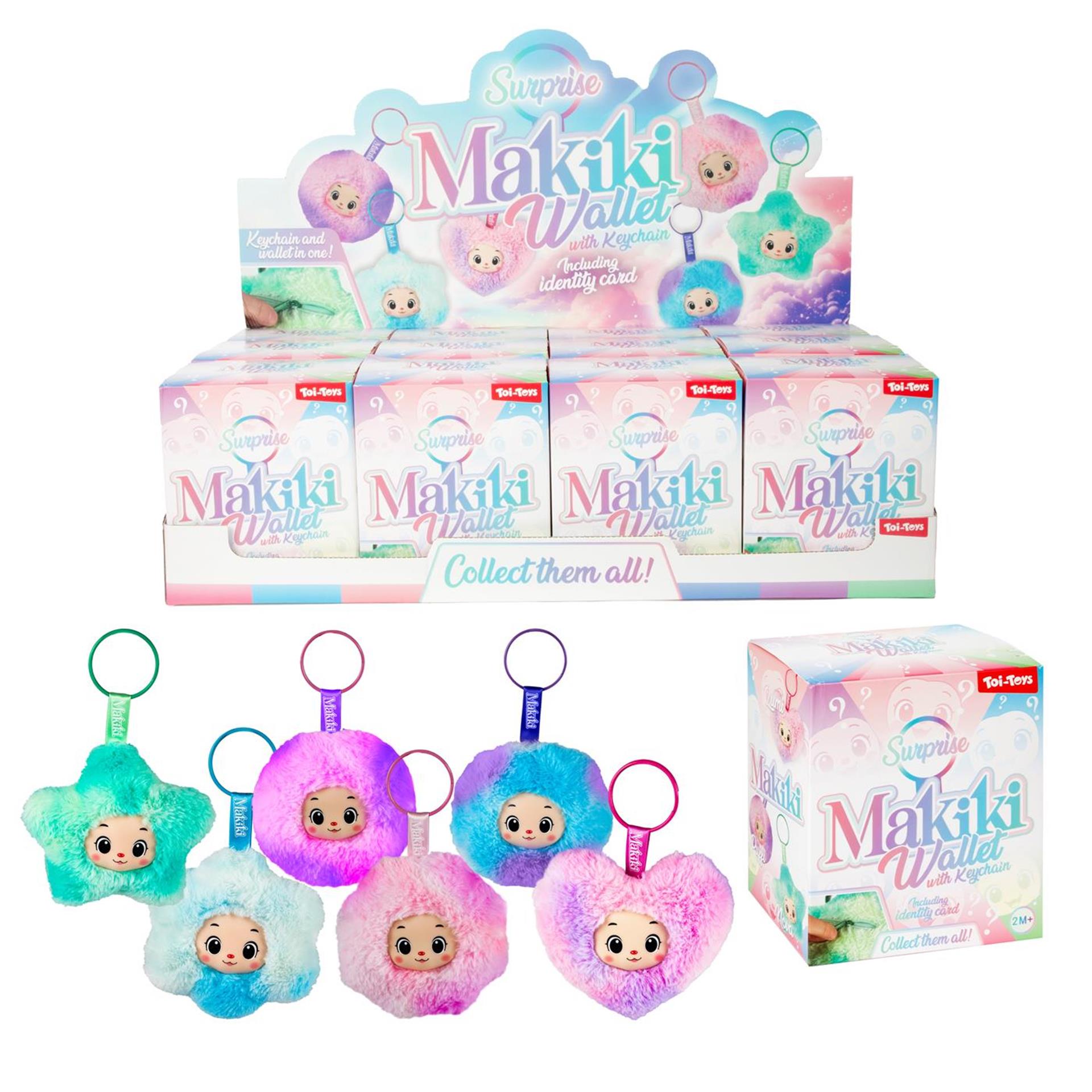 Toi-Toys - Toi-Toys sleutelhanger - makiki portemonnee- 6ass