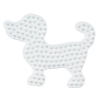 Hama strijkkralen grondplaat hond 2