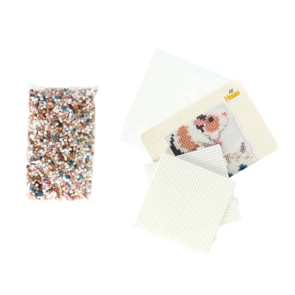 Hama strijkkralenset gift box - schattige dieren, 4000st.