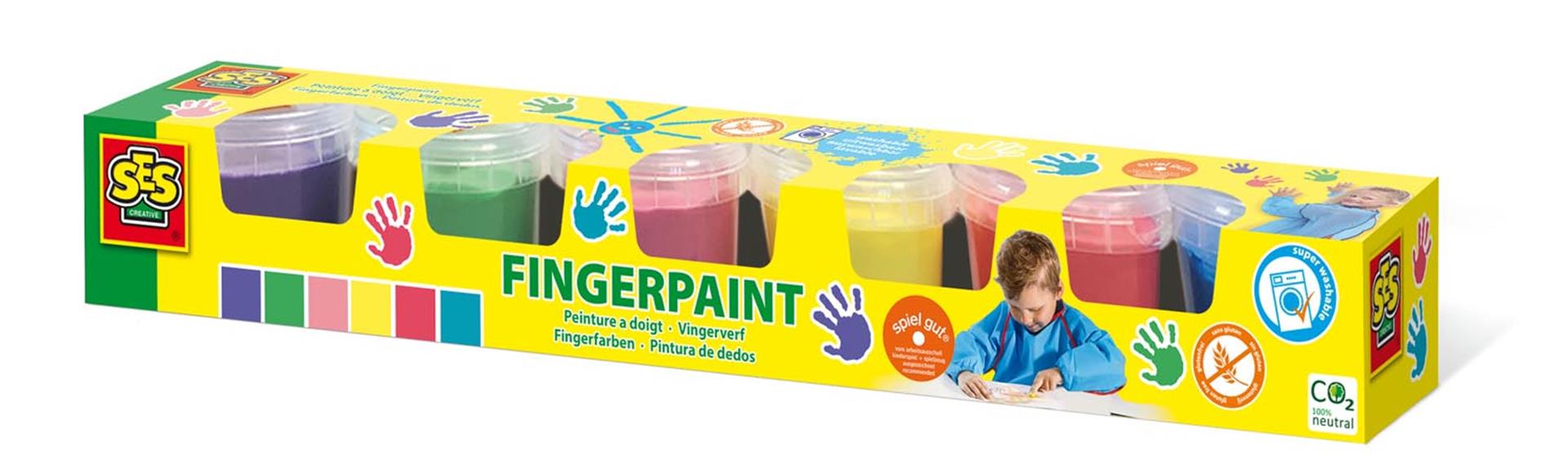 - Ses Vingerverf 6 kleuren
