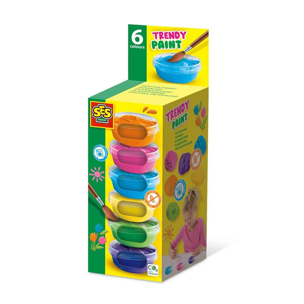 Ses - Ses plakkaatverf trendy (6x45ml)