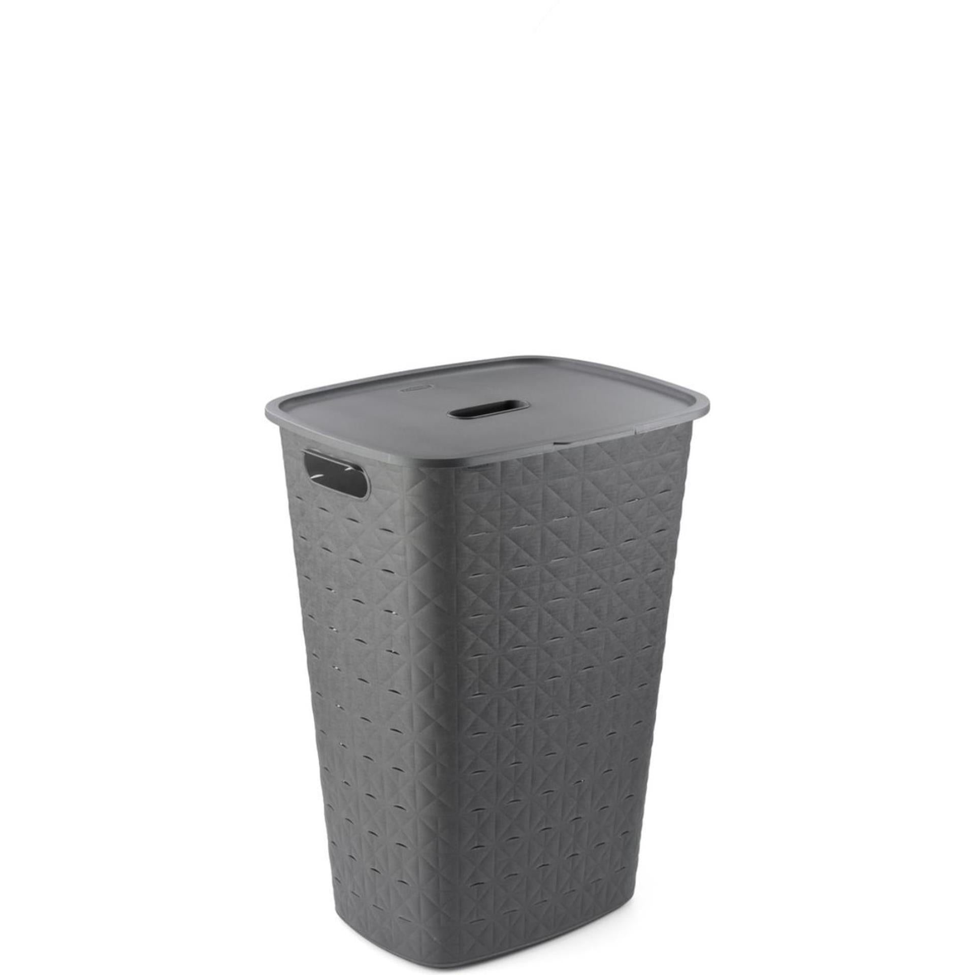 Curver softex wasbox + deksel antraciet