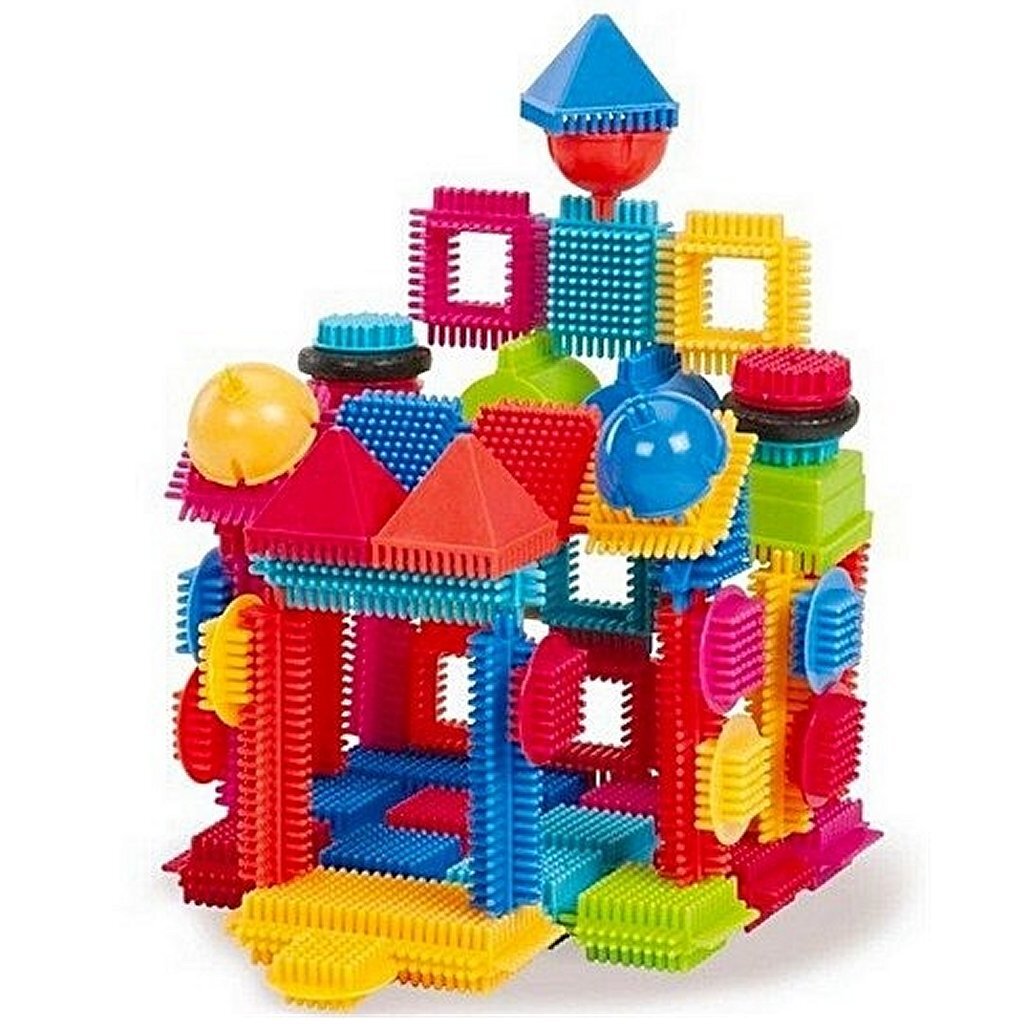 Bristle blocks starterset uitbreidingsset met 112 stuks