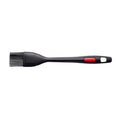 Brund siliconen borstel 27 cm zwart rood
