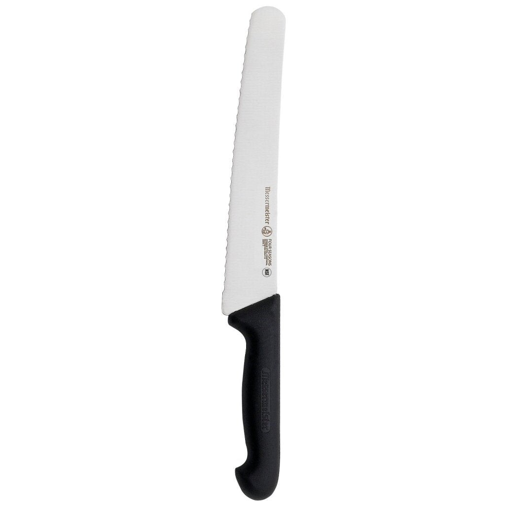 Messermeister four seasons broodmes 25 cm rvs zwart