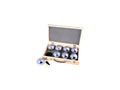 Engelhart jeu de boules 8 metalen ballen in kist