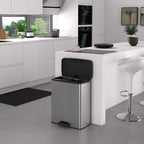 Curver decobin pedaalemmer 65l zilver metallic