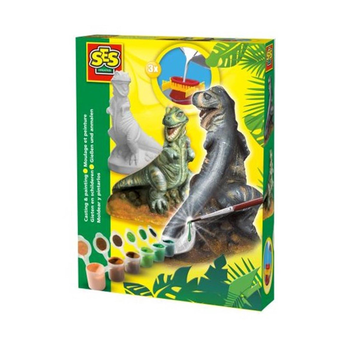 Ses figuren gieten, t-rex figuren gieten, t-rex