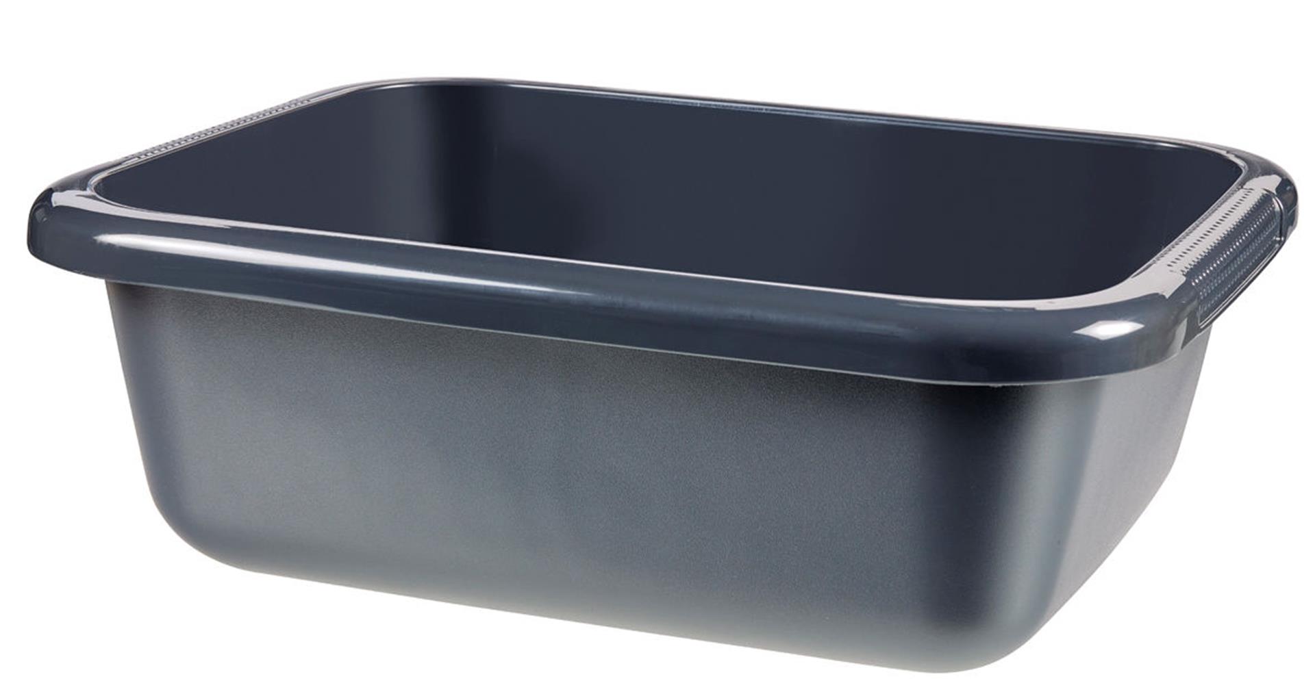 Curver afwasbak rechthoek 9ltr antraciet