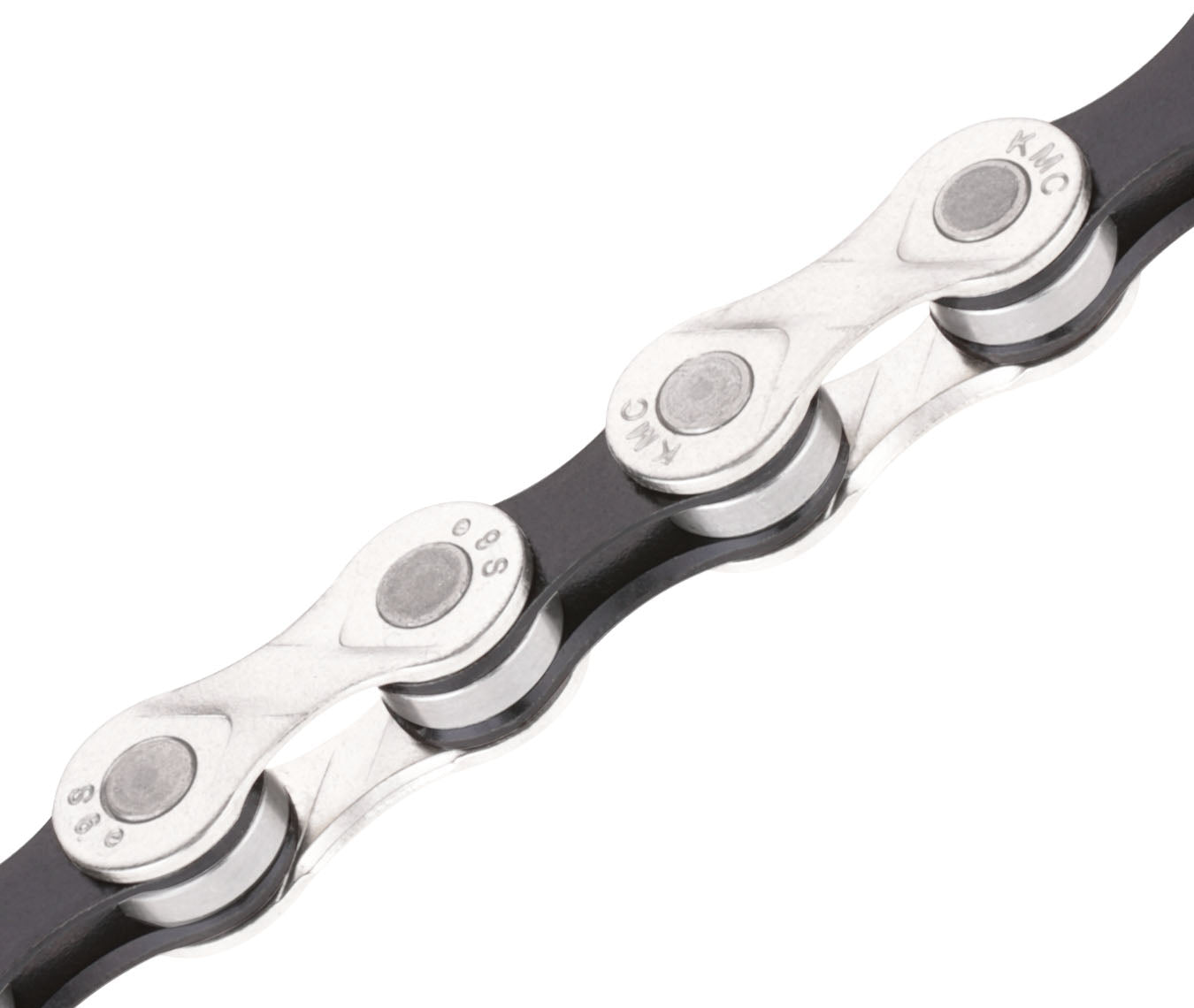 Km c e9 e-bike fietsketting 9 sp 1 2x11 128 136 schakels zilver zwart