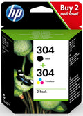 Hp inktcartridge 304 zwart + 3 kleuren