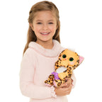 Jakks animal babies luipaard + geluid