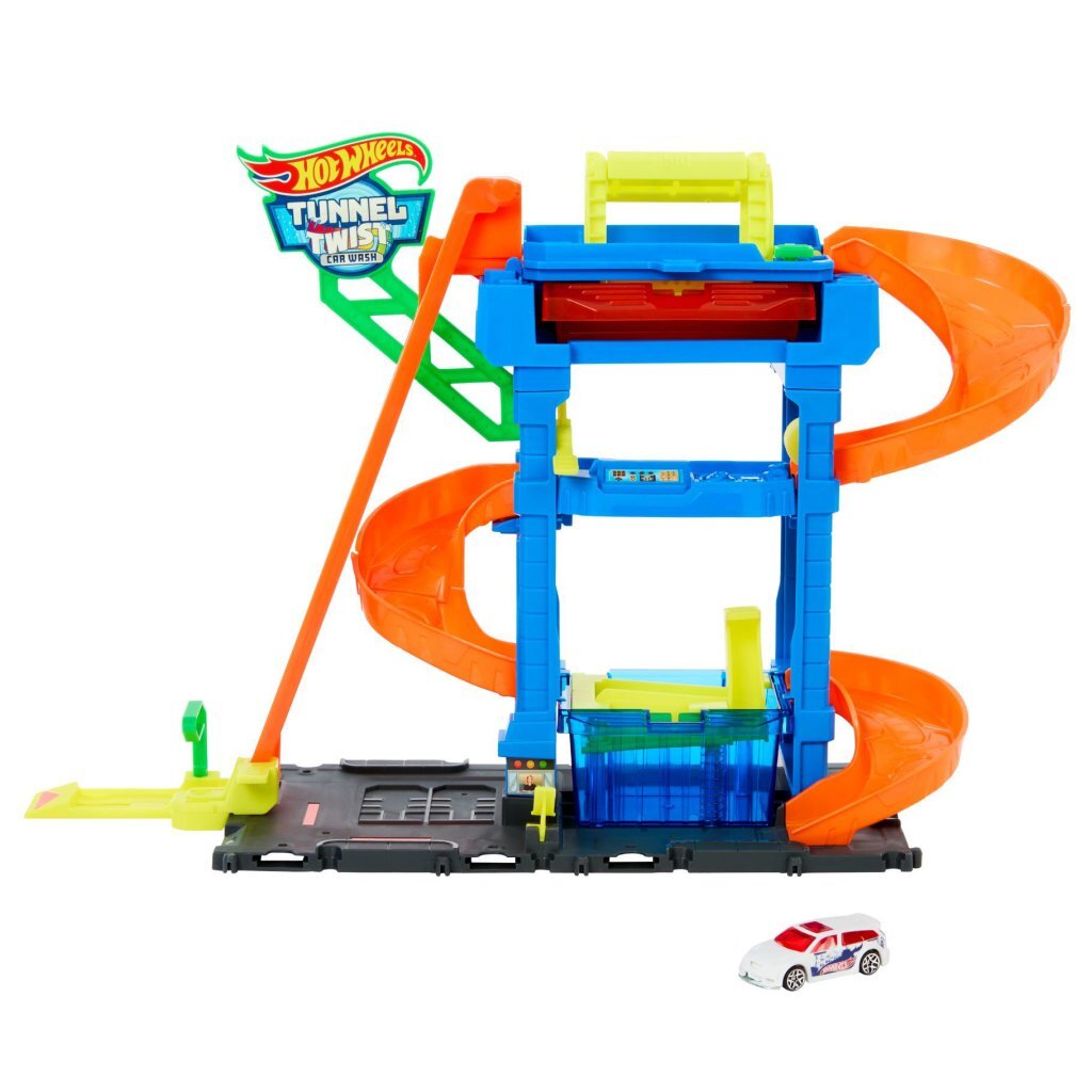 Hot Wheels - city tunnel twist car wash - racebaan