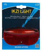 Feu arrière Ikzilight batterie on/off 3xLED 50 mm sur carte
