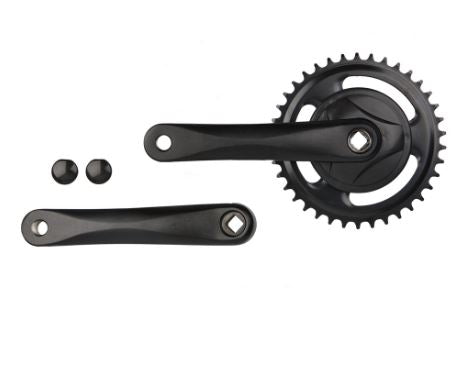 Vinty - Vinty crankstel 38t 1/8“ crank 170mm met disc zwart