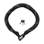 Serrure de chaîne 110 cm x 8,3 mm noir