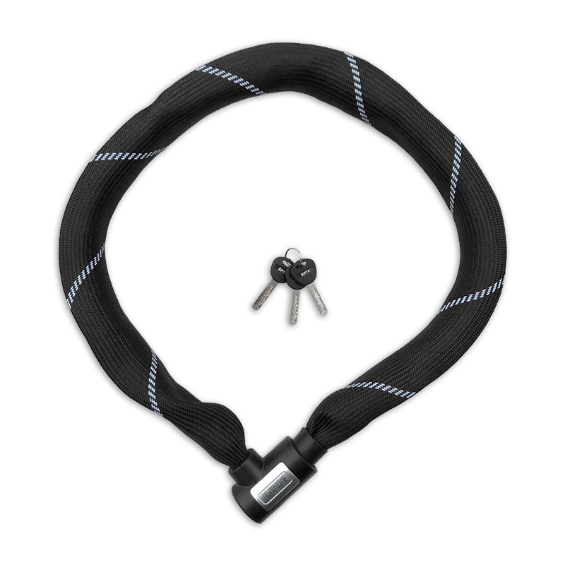 Serrure de chaîne 110 cm x 8,3 mm noir