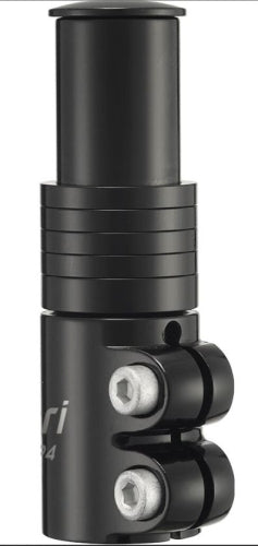 Adaptateur de tige Satori en avance4 avec des entretoises 28.6ø 117 mm noir
