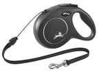 Flexi rollijn classic cord zwart
