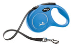 Flexi - Producten/ rollijn new classic band blauw s5 meter tot 15kg
