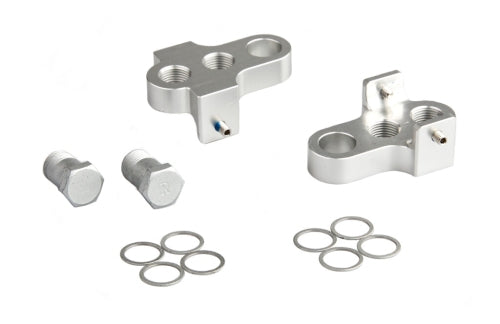 Mirage - crankverkorters met rvs bouten aluminium t6 zilver
