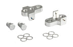 Mirage - crankverkorters met rvs bouten aluminium t6 zilver