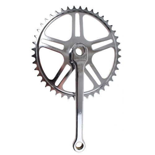Pédalier BHOGAL 44-170 ACIER Chrome avec SPIE
