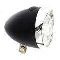 Koplamp LED. incl. batterij zwart 3 LEDs (werkplaatsverpakking)