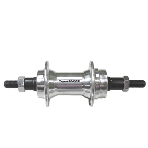 Sunrace - Achternaaf hbm45 voor 7 speed freewheel - 36 gaats met vaste as - zilver