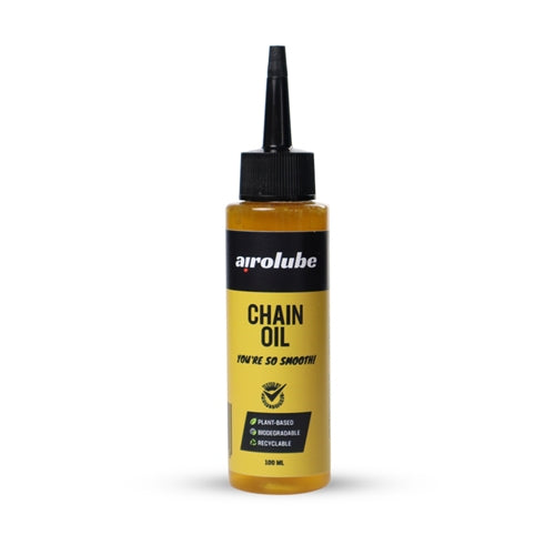 Huile de chaîne Airopack 100 ml de jaune en acier