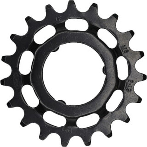 KMC Shimano tandwiel 17t, Chromoly Black