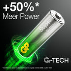 Gp super alkaline aaa-batterijen 4pk
