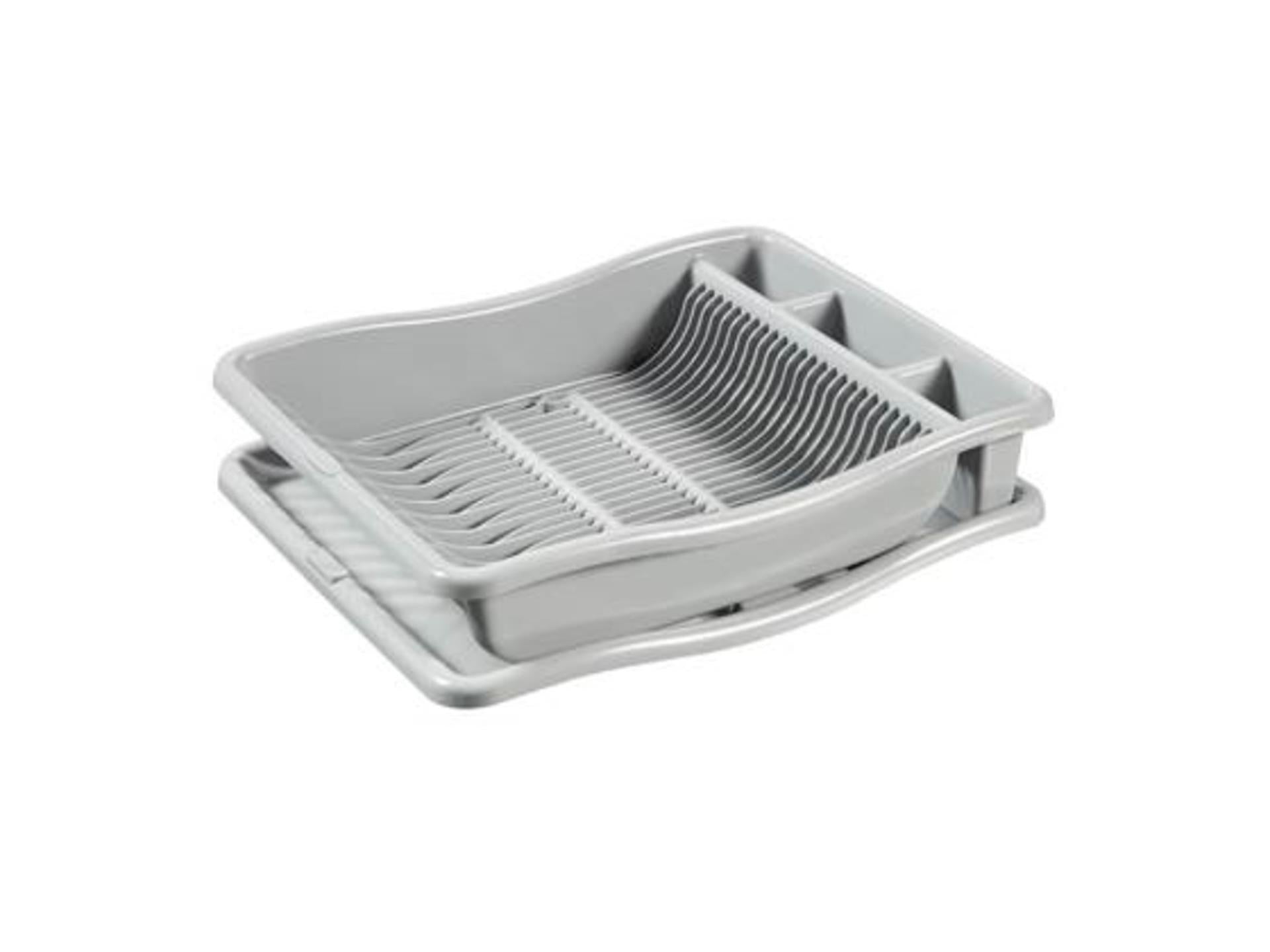 Curver - Curver afdruiprek groot licht grijs 38x48x105cm