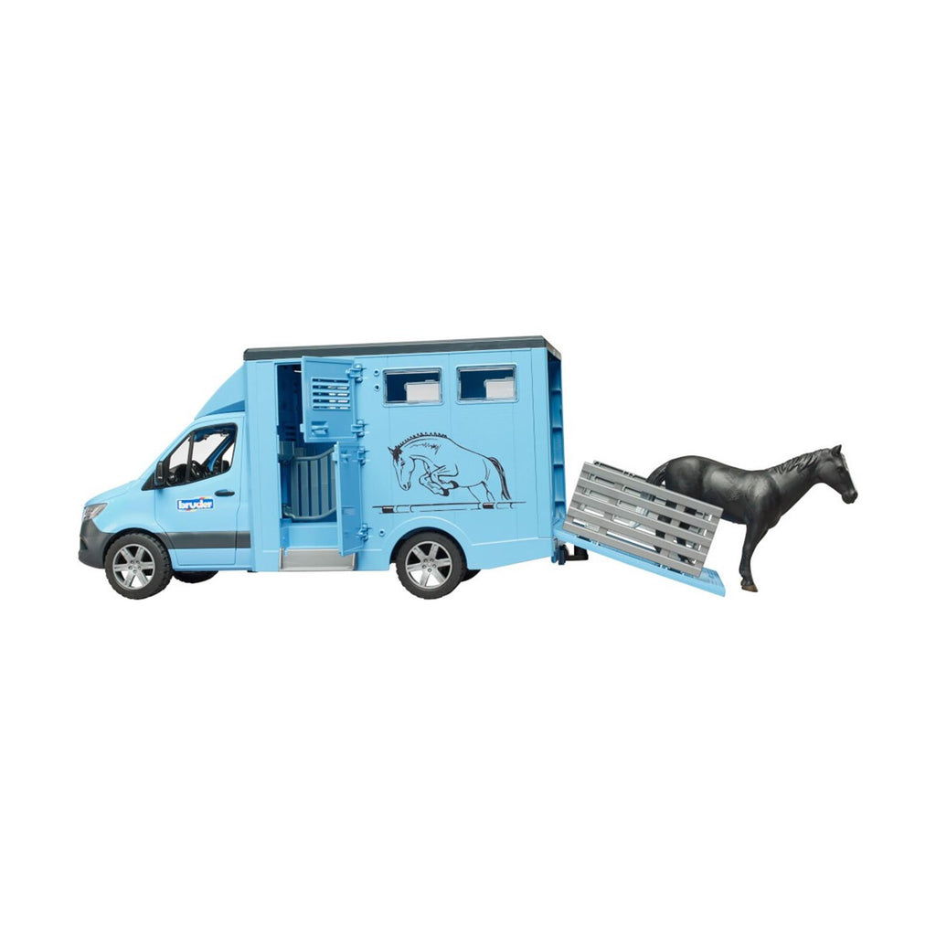Bruder - Bruder mercedes benz sprinter paardentransport m/1 paard - 1:16