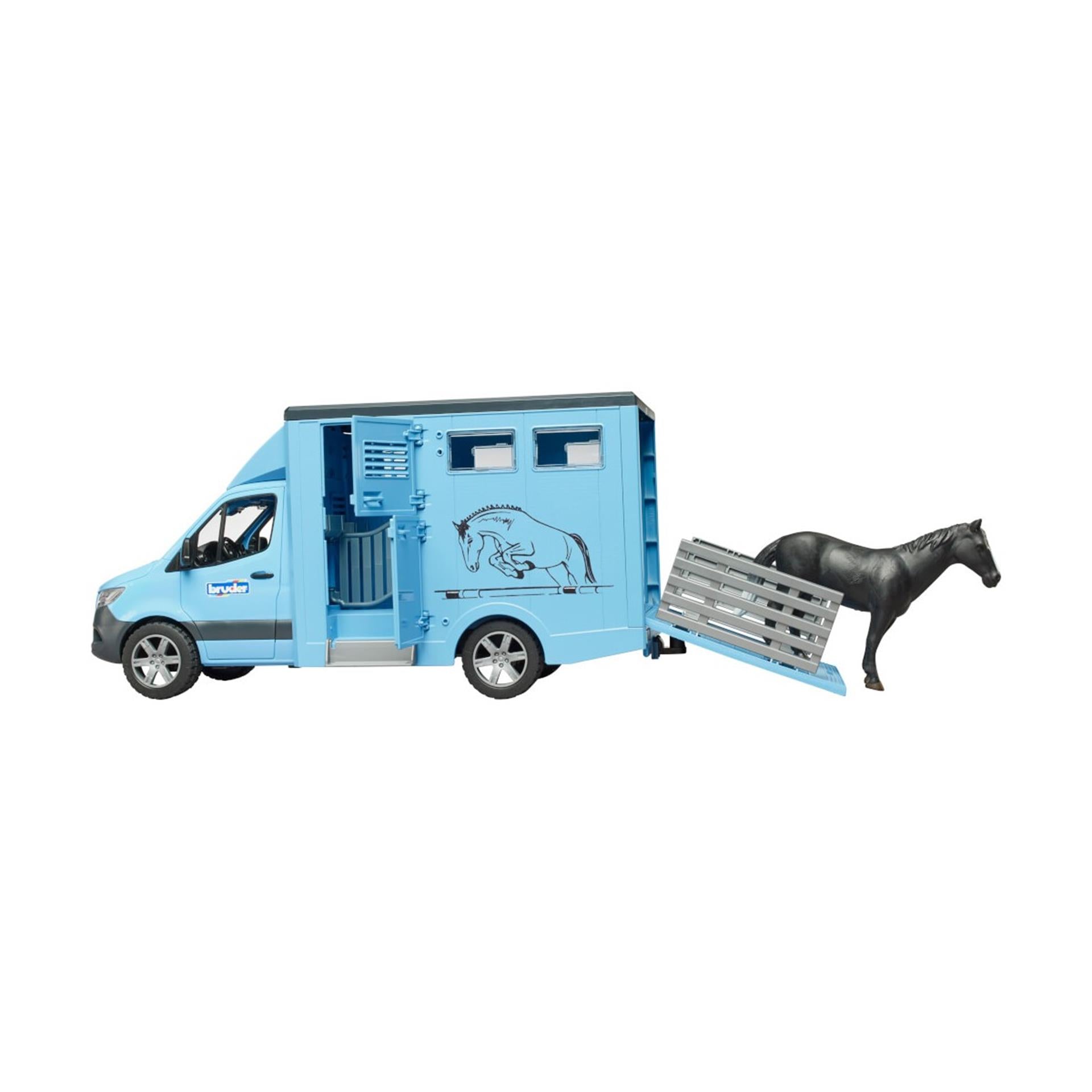 Bruder - Bruder mercedes benz sprinter paardentransport m/1 paard - 1:16