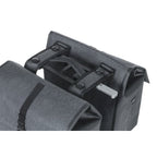 BASIL - BASIL Dubbele fietstas urban dry mik 50 liter - charcoal