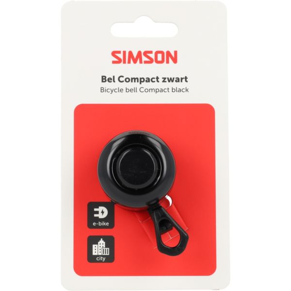 Simson - bel compact zwart