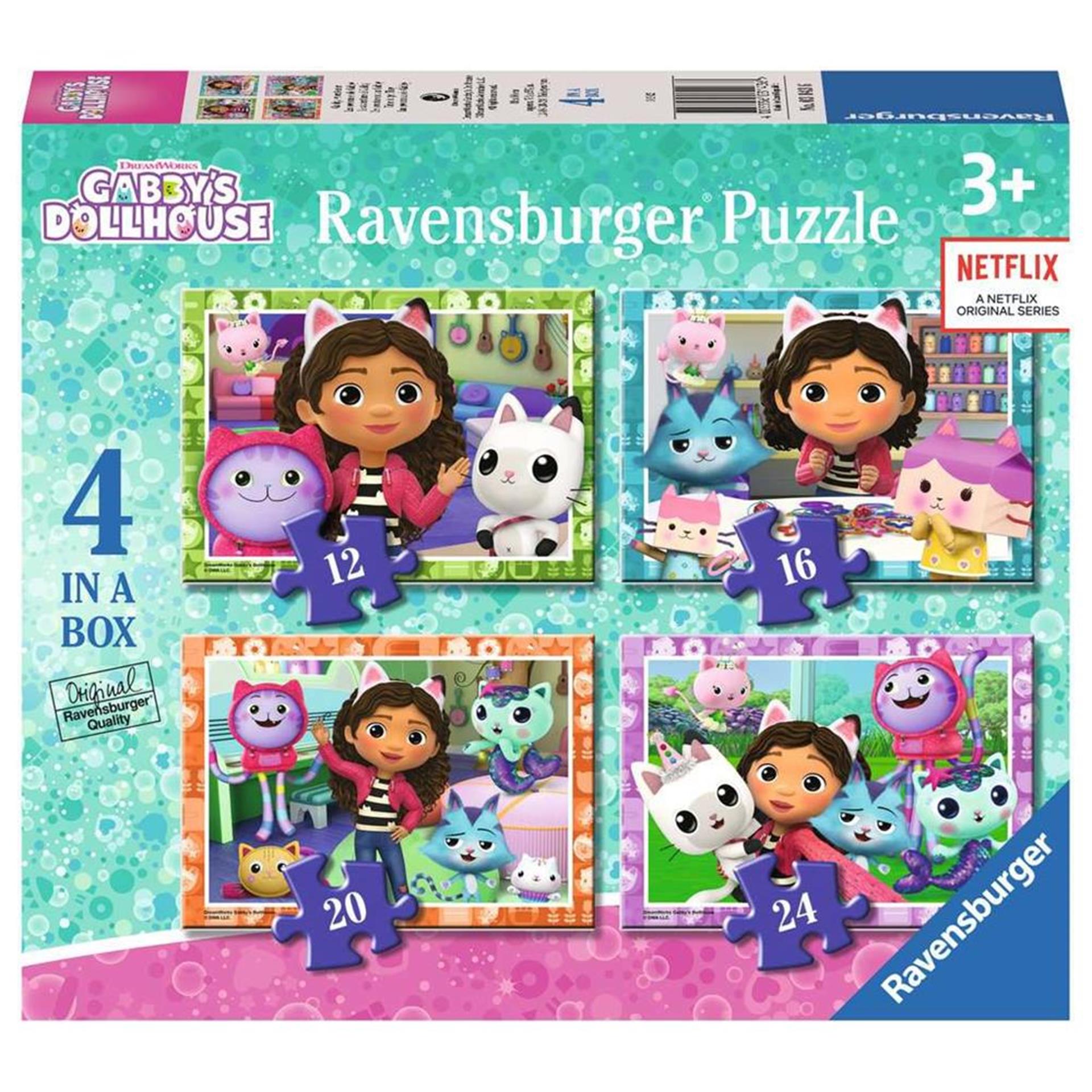 Ravensburger gabby's poppenhuis legpuzzel 4in1