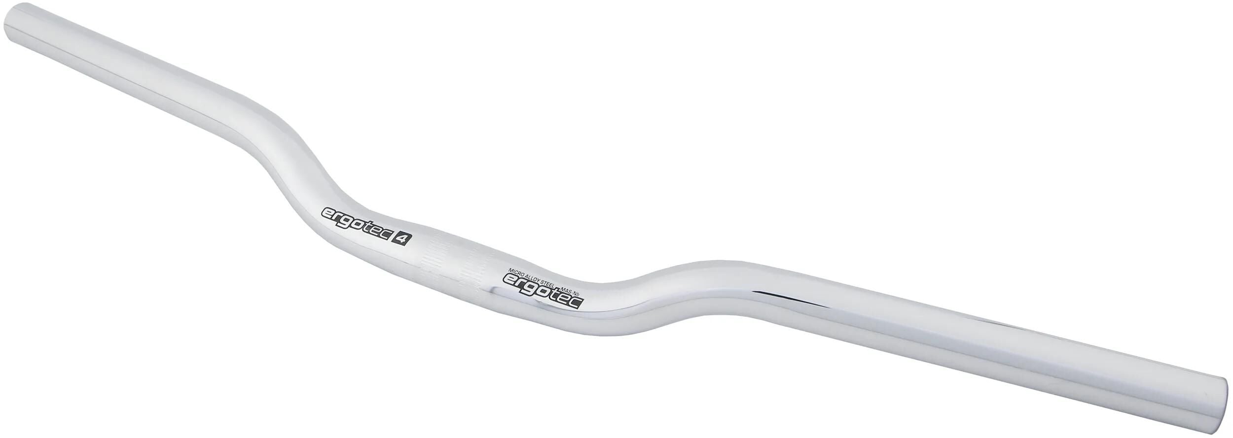 Ergotec stuur riser bar 30 25,4 - zilver