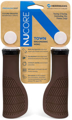 HERRMANS - HERRMANS handvatset nucore town wave 130/130mm bruin